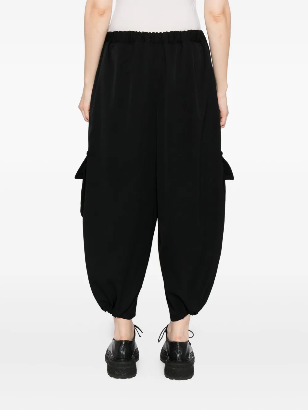 Comme Des Garçons Wool Trousers In Black