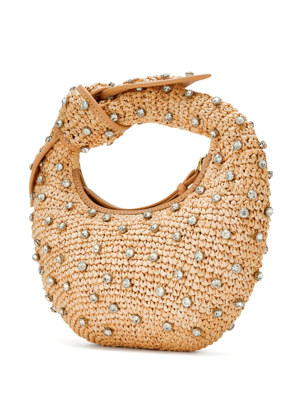 Poolside Josie Crystal-embellishment Tote Bag In Brown