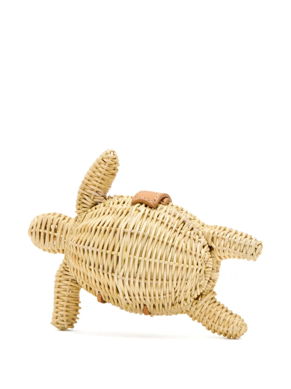 Poolside Clutch Tortoise - Marrone 