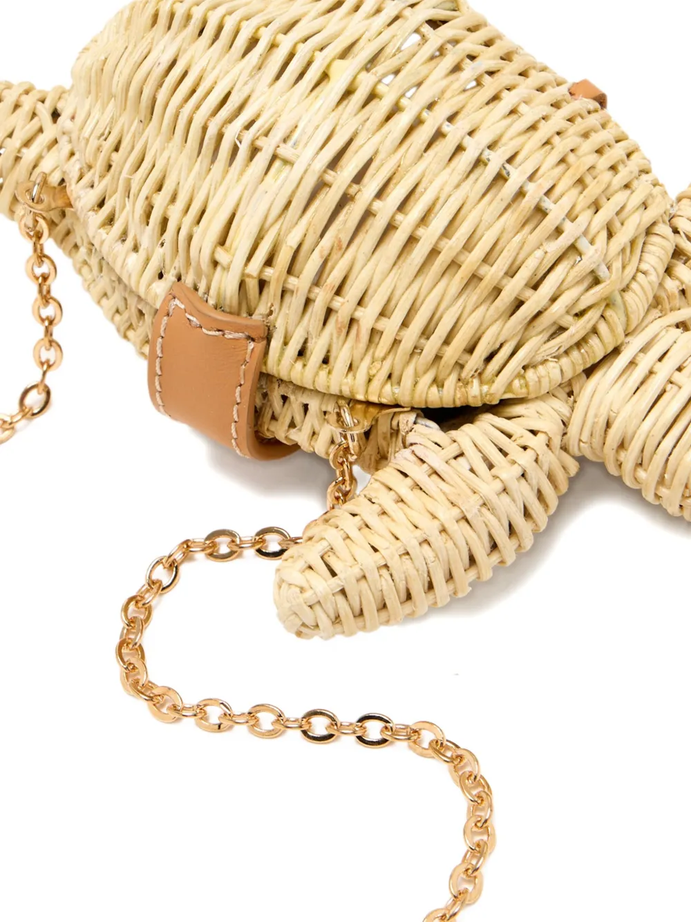  Poolside Clutch Tortoise - Marrone 
