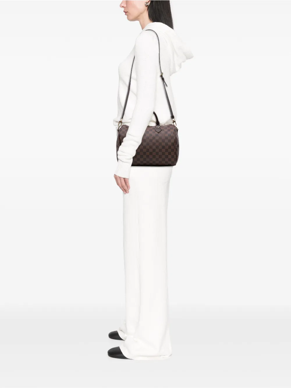 Louis Vuitton Pre-Owned 2012 Damier Ebene Speedy Bandouliere 30 satchel | Pre-Owned | Image 2