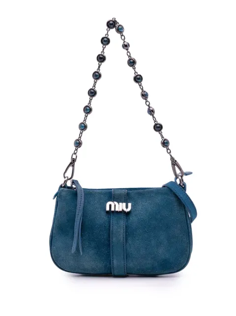Miu Miu Pre-Owned 2000-2010 Suede Bandoliera satchel