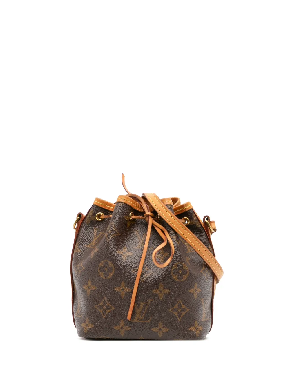 Louis Vuitton Pre-Owned 2018 モノグラム ナノ ノエ バケットバッグ - ブラウン Louis Vuitton Pre-Owned 2018 モノグラム ナノ ノエ バケットバッグ - ブラウン