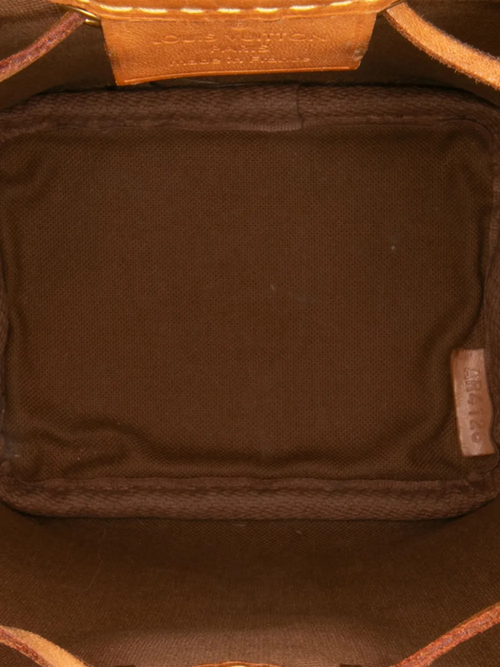 Pre-owned Louis Vuitton 2018 Monogram Nano Noe Bucket Bag In Brown