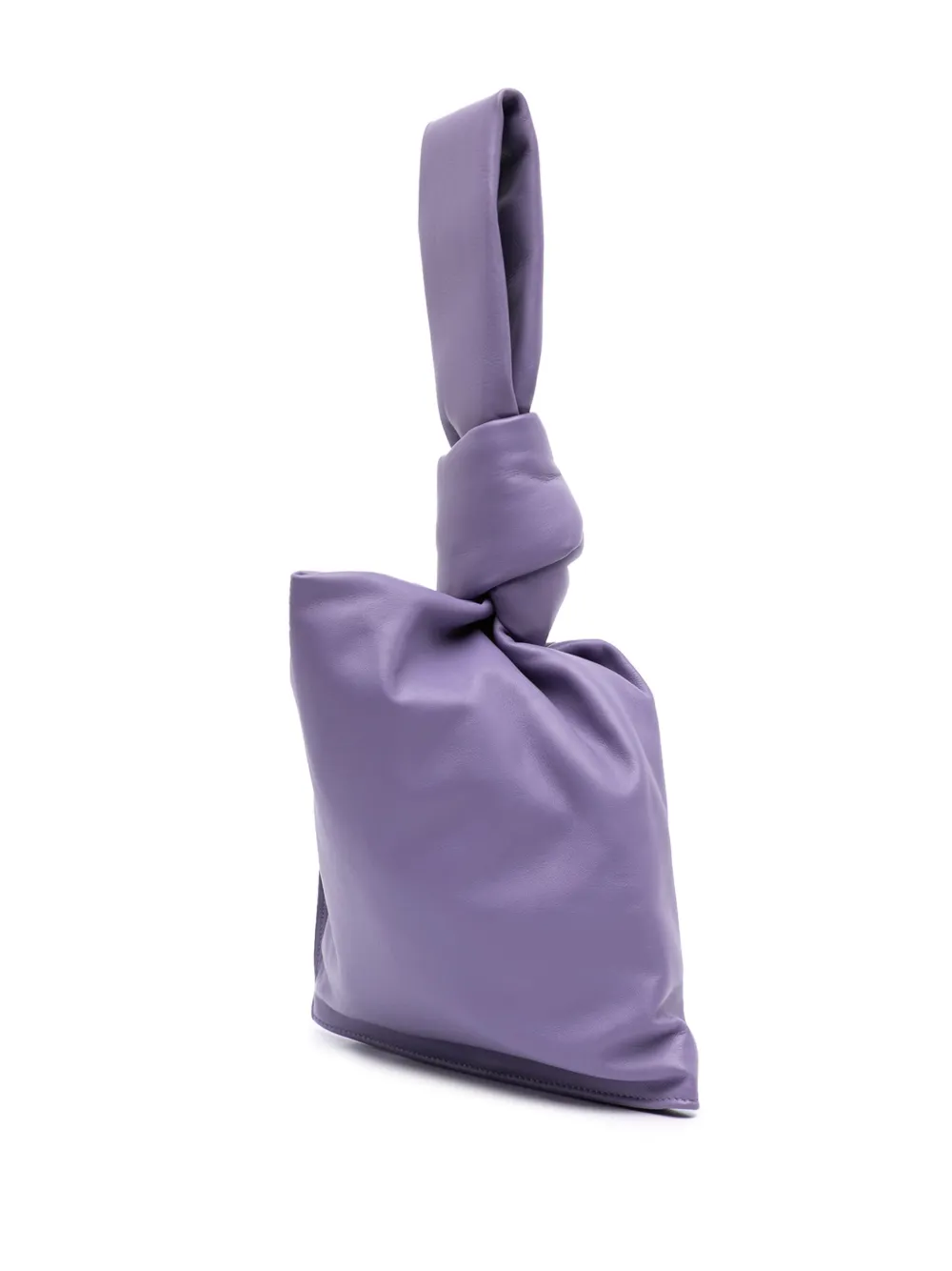 Pre-owned Bottega Veneta 2012-2025 Mini Calfskin Bv Twist Bag Handbag In Purple