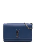 Saint Laurent Pre-Owned 2017 Medium Grain De Poudre Monogram Kate crossbody bag - Blue