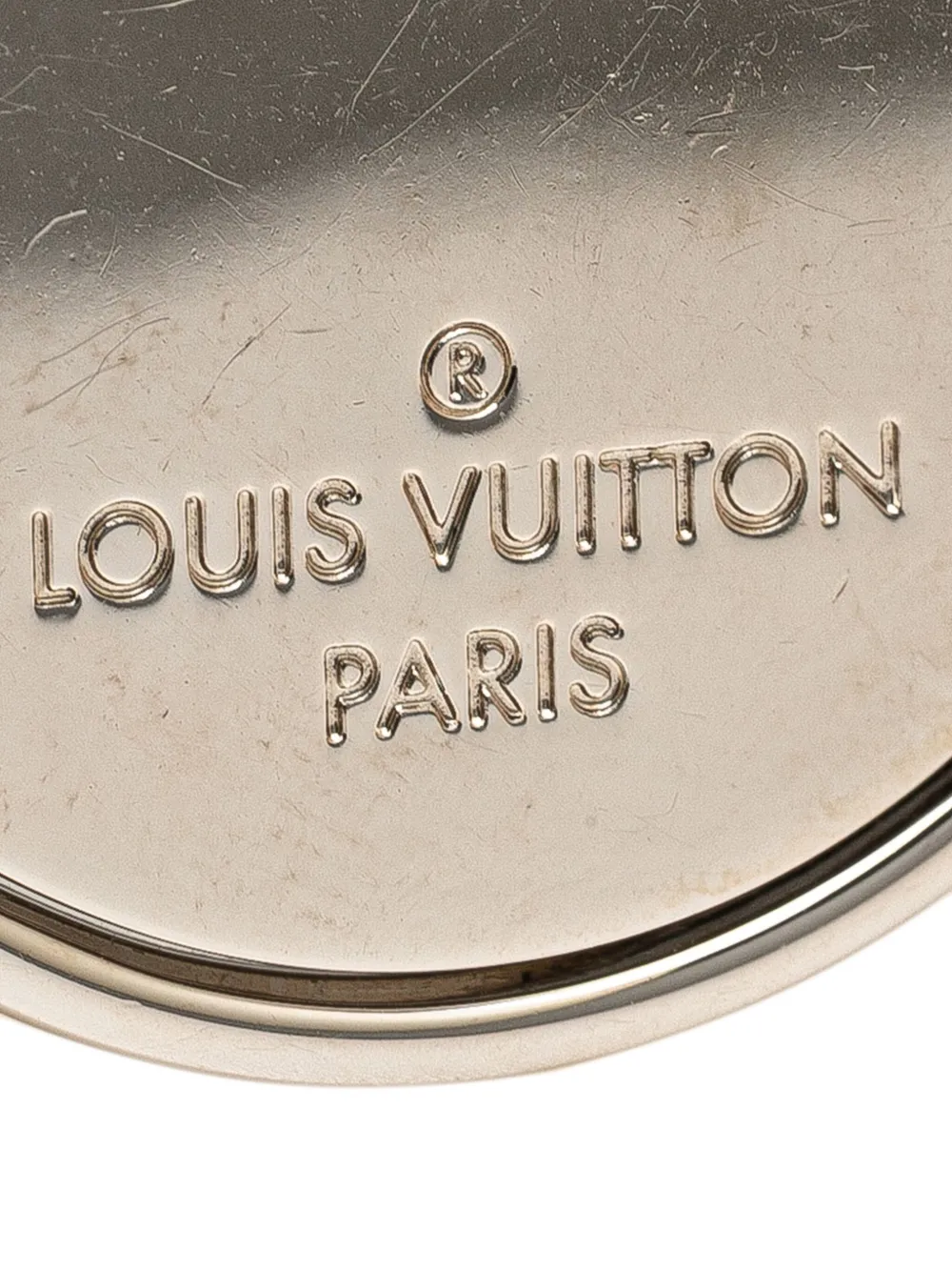 Louis Vuitton Pre-Owned 2019 Monogram Eclipse Plate Necklace costume necklace | Women | Image 2