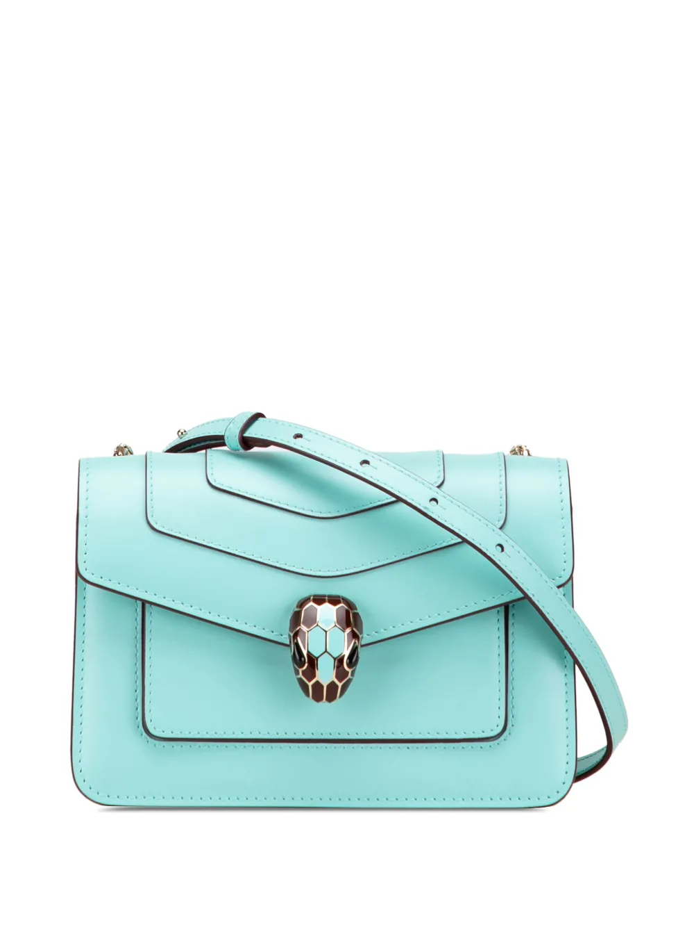 Bvlgari Pre-Owned 2000-2025 Leather Serpenti Forever crossbody bag | Blue | Image 1
