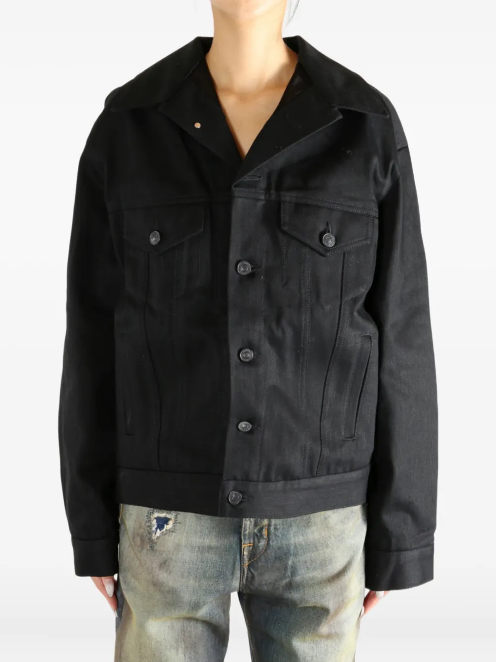 Balenciaga button-fastening denim jacket | Denim Jackets | Image 2