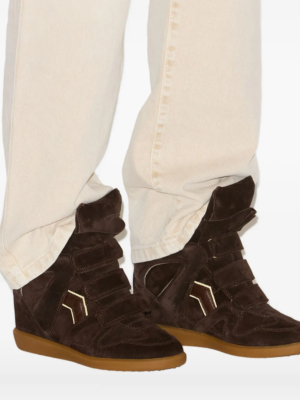ISABEL MARANT Bekett hi-top sneakers Brown