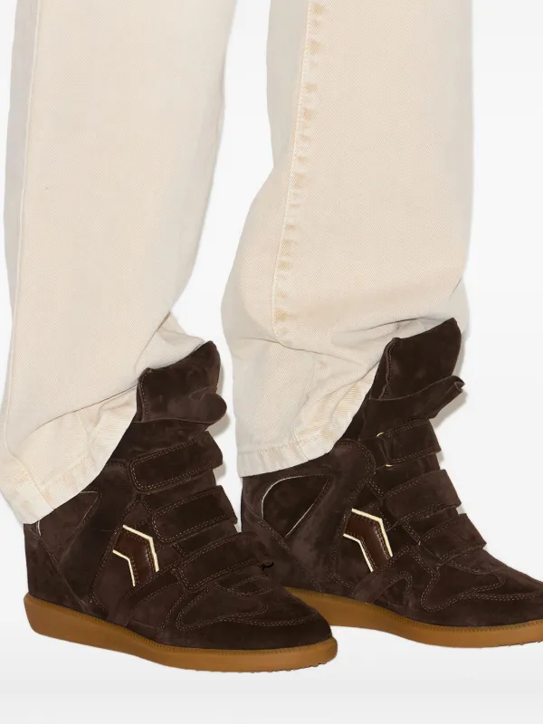 ISABEL MARANT Bekett 50mm ハイカットスニーカー | ブラウン