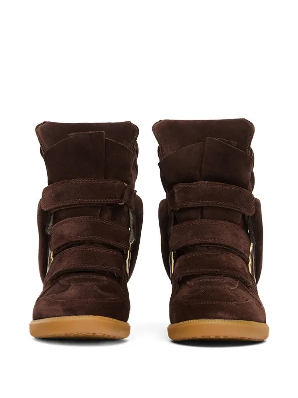 ISABEL MARANT Bekett 50mm ハイカットスニーカー | ブラウン