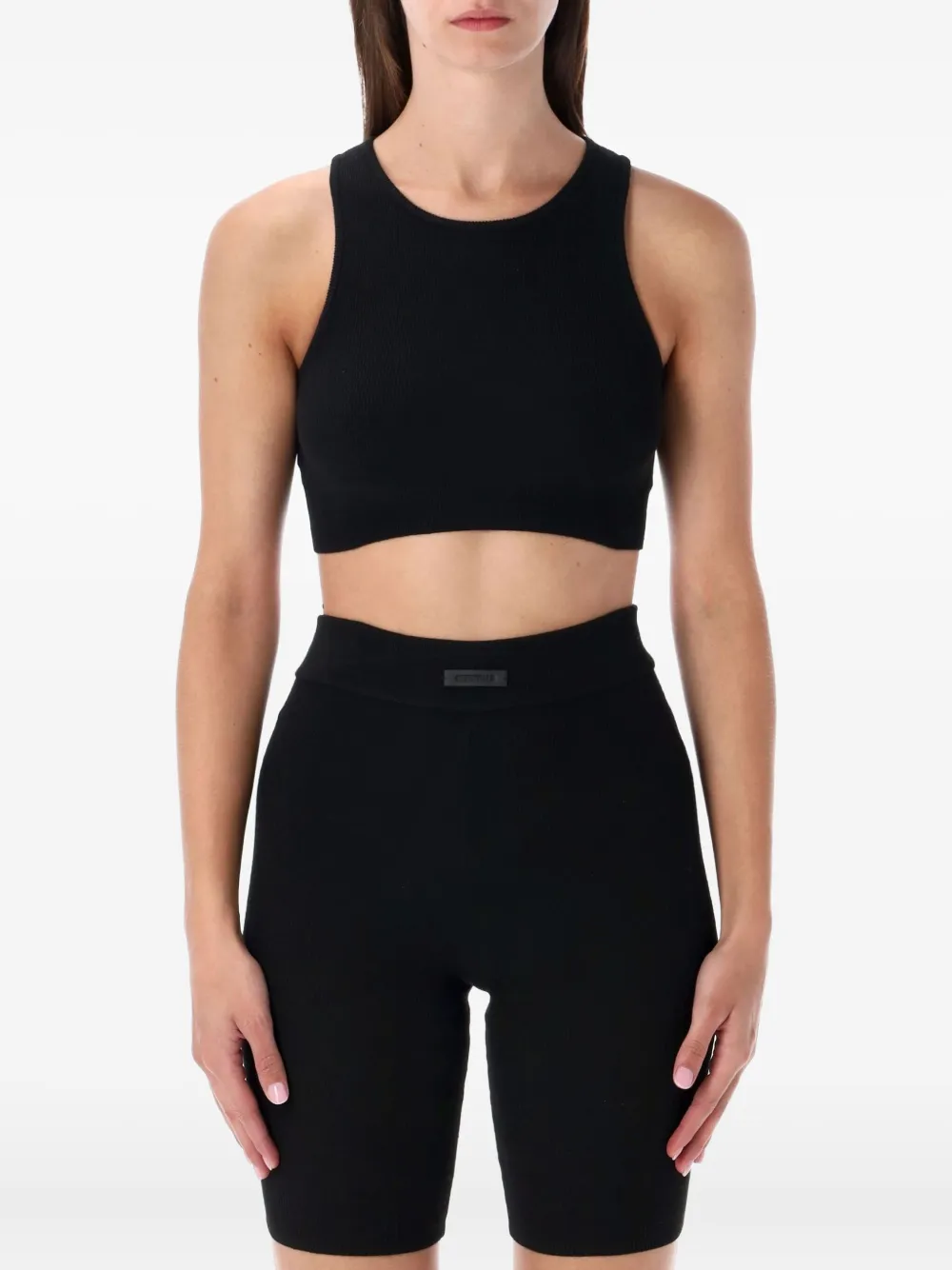 FEAR OF GOD ESSENTIALS fine-ribbed tank top | Black | Image 1