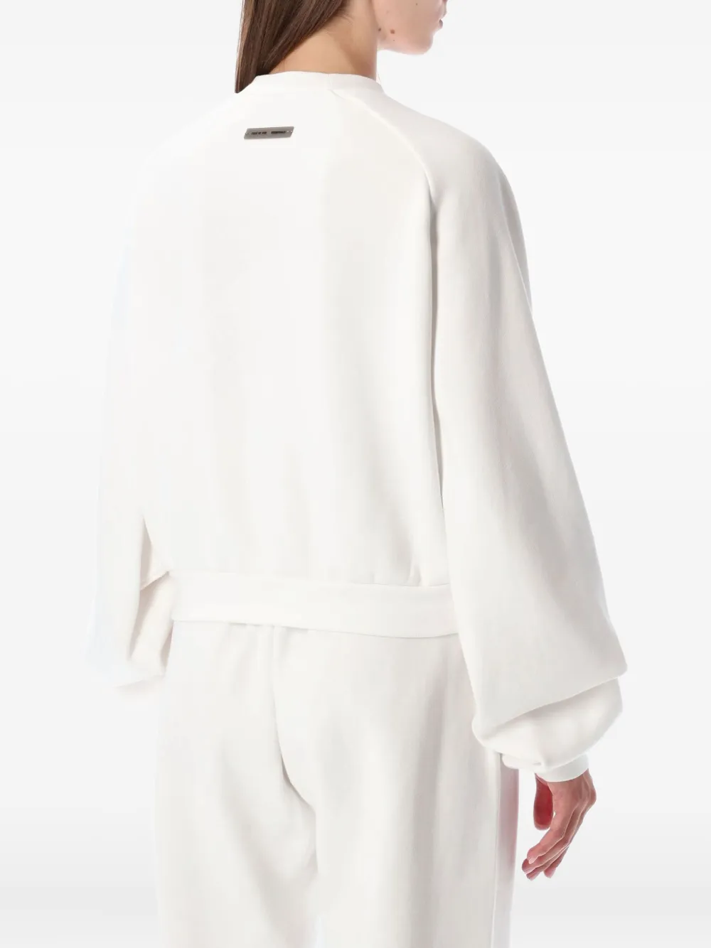 Essentials Fleece Sweatshirt In White