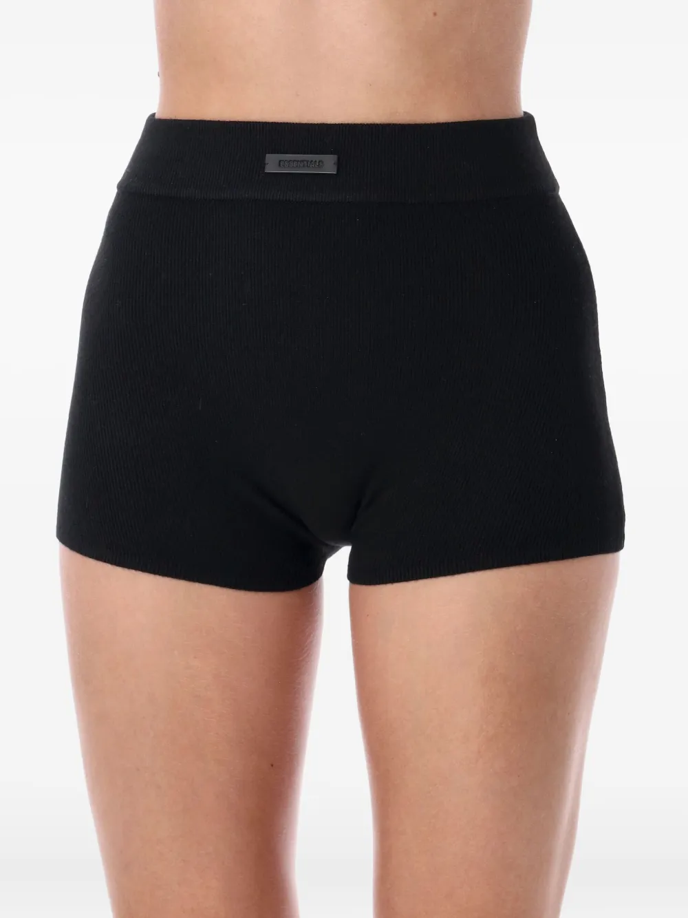 FEAR OF GOD ESSENTIALS Ribgebreide boxershorts Zwart