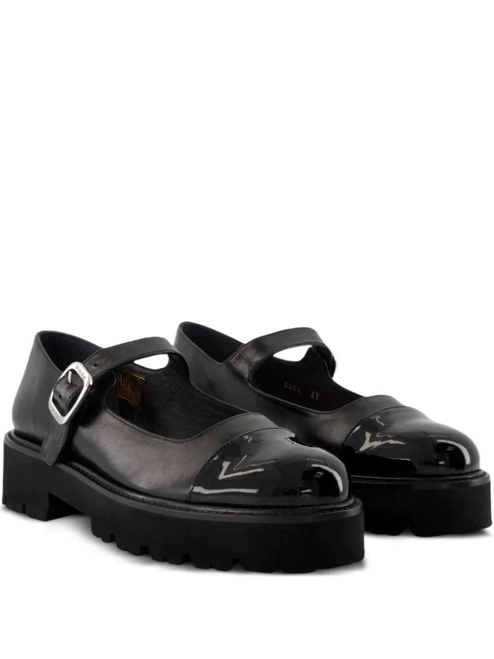 Carel Paris buckle-strap platform loafers Black