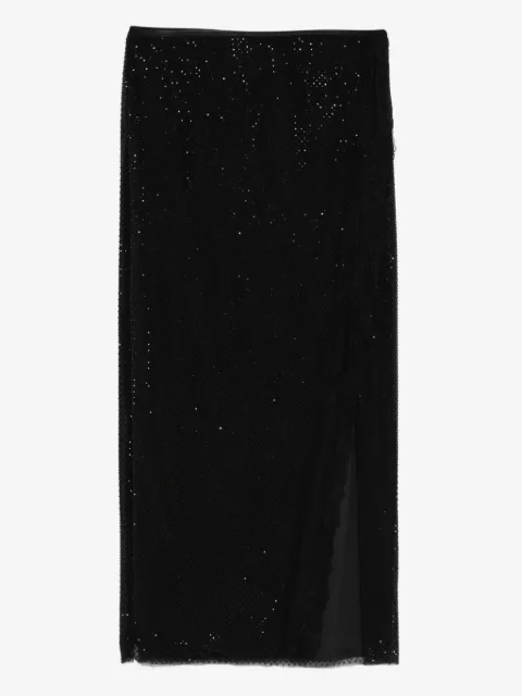 Self-Portrait crystal-embellished skirt