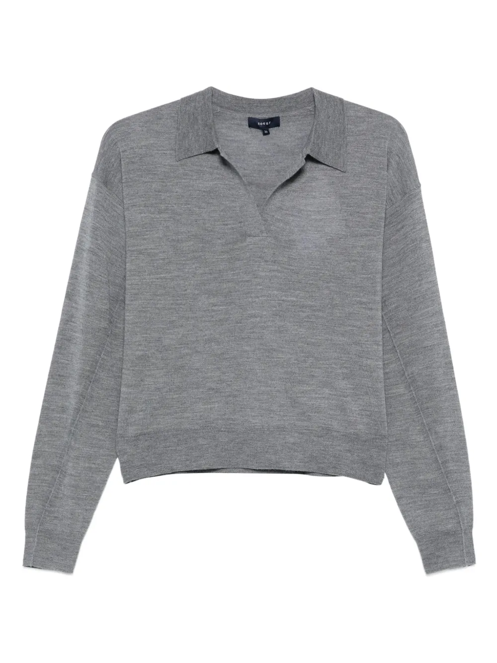 Soeur polo-neck top | Grey | Image 1