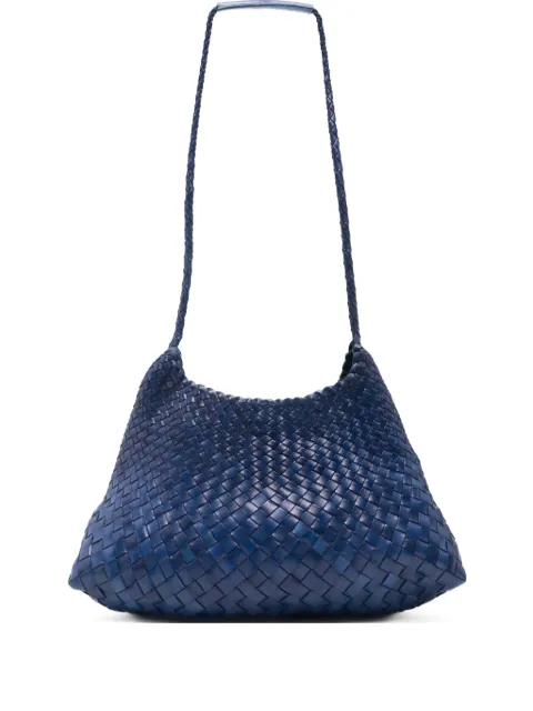 DRAGON DIFFUSION Santa Rosa woven leather shoulder bag