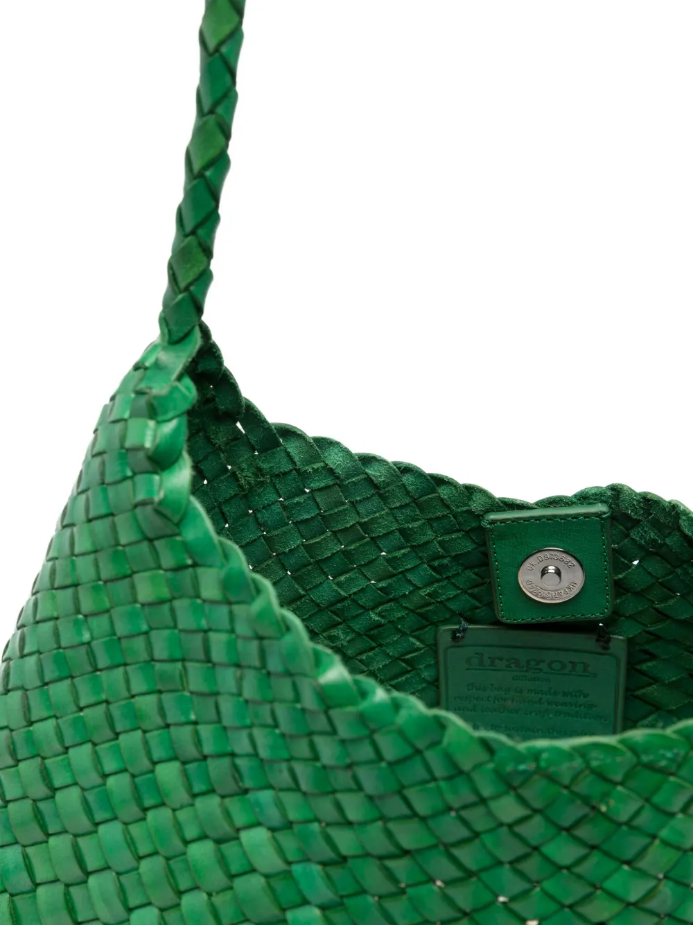 DRAGON DIFFUSION Leren schoudertas Groen