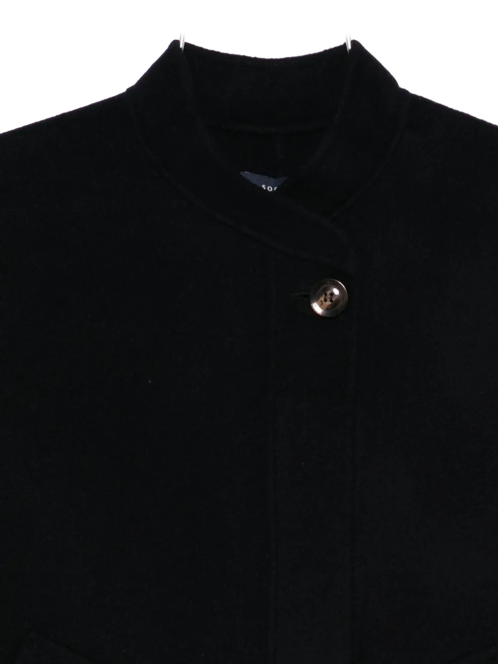 Soeur Button-fastening Sleeveless Top In Black