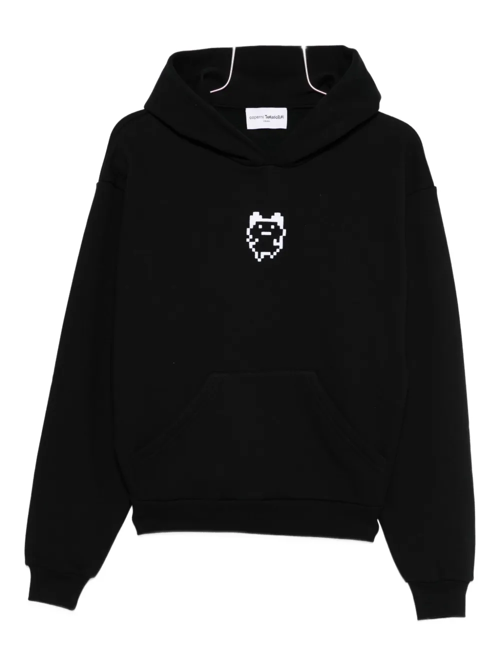 Coperni X Tamagotchi Logo-print Hoodie In Black