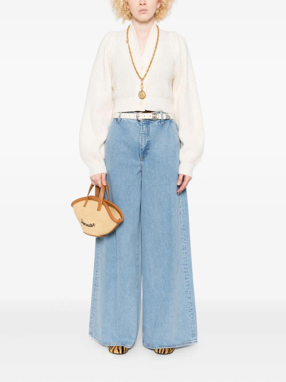 LoveShackFancy V-neck ribbed cardigan | Cardigans | Image 2
