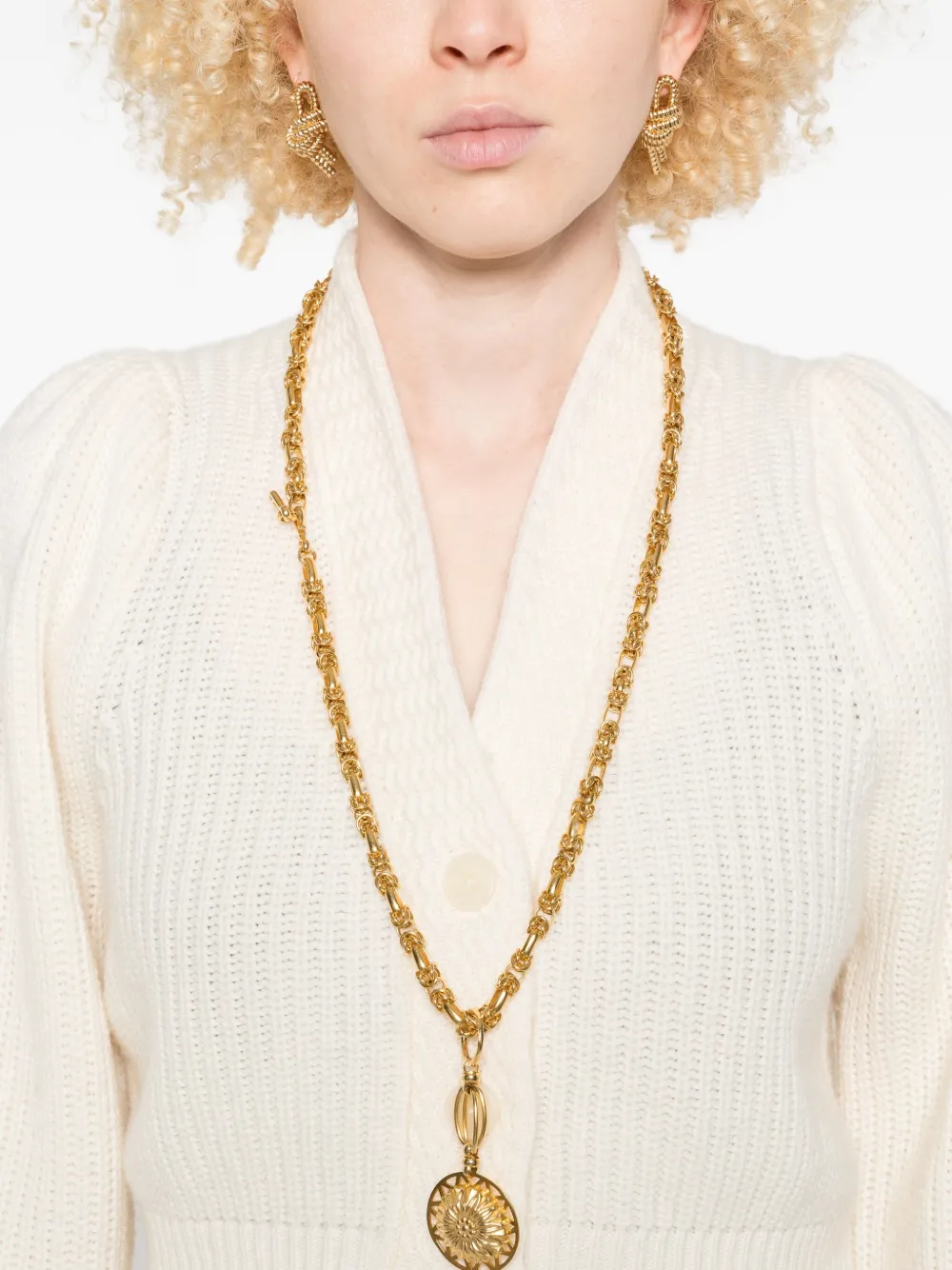 Loveshackfancy V-neck Ribbed Cardigan In Multi