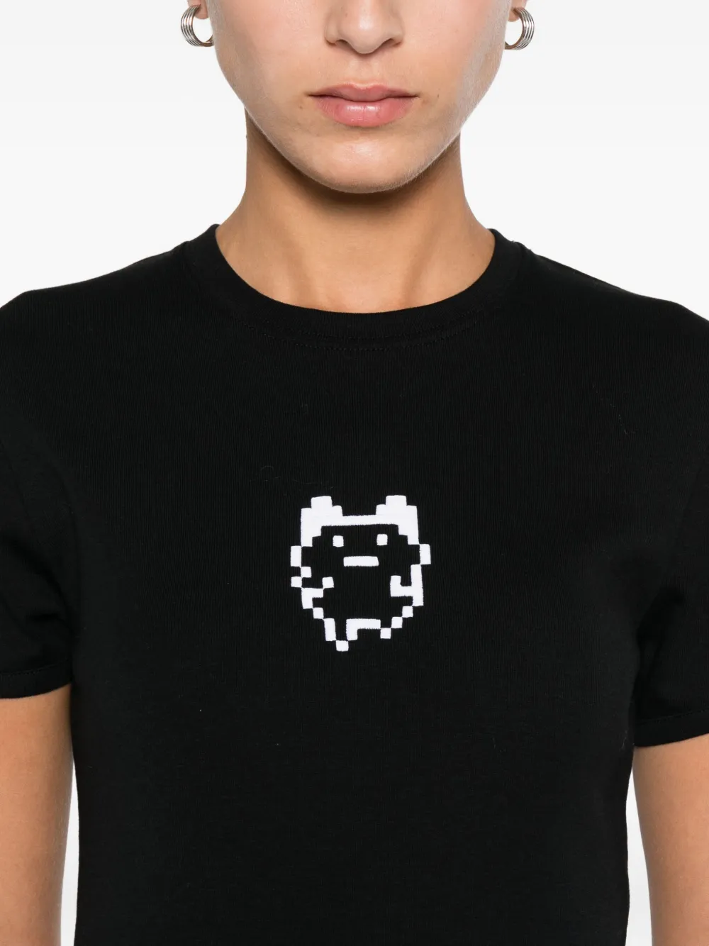 Coperni T-shirt met grafische print Zwart