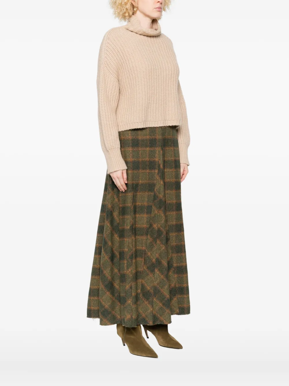 Ulla Johnson Veron Alpaca Knit Turtleneck Pullover Dune In Brown