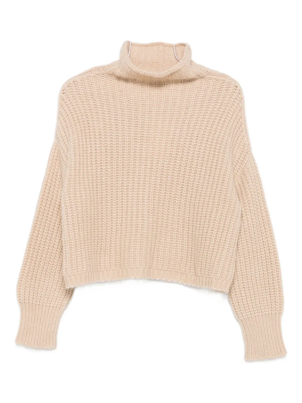 Ulla Johnson Veron Alpaca Knit Turtleneck Pullover Dune In Brown