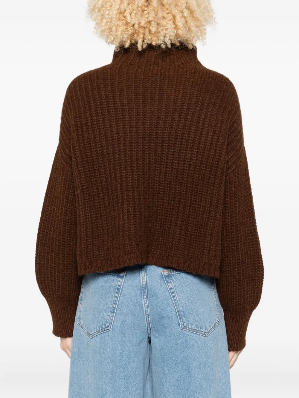 Ulla Johnson Drop-shoulder Sweater In Brown