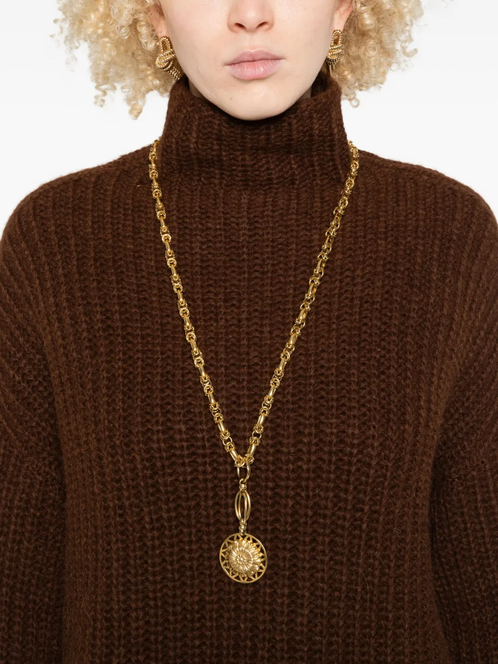 Ulla Johnson Drop-shoulder Sweater In Brown