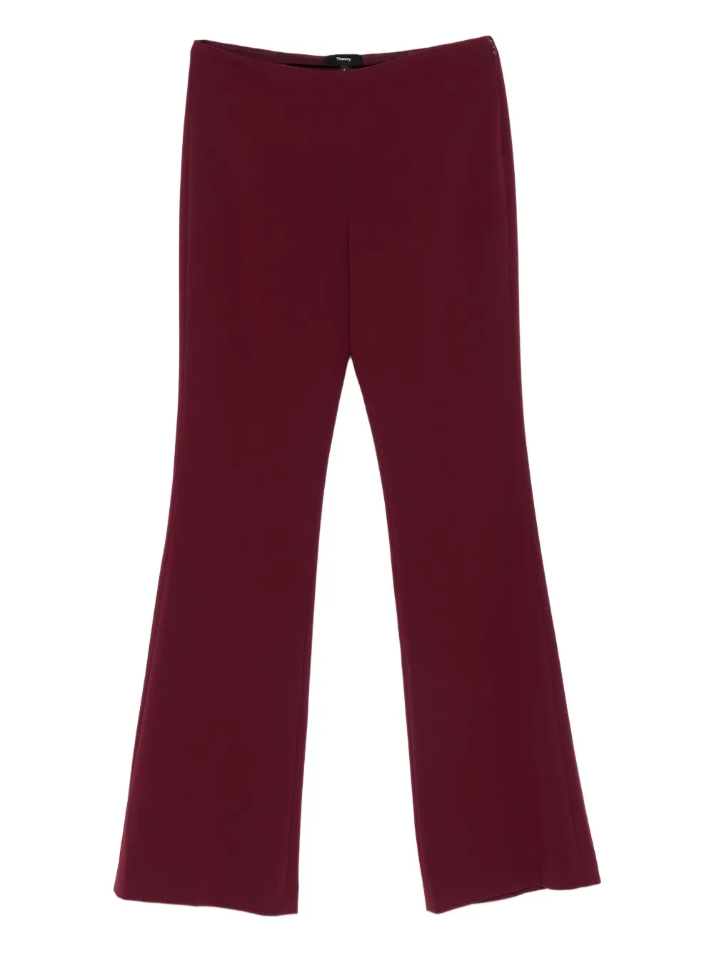 Theory Ausgestellte Hose In Burgundy