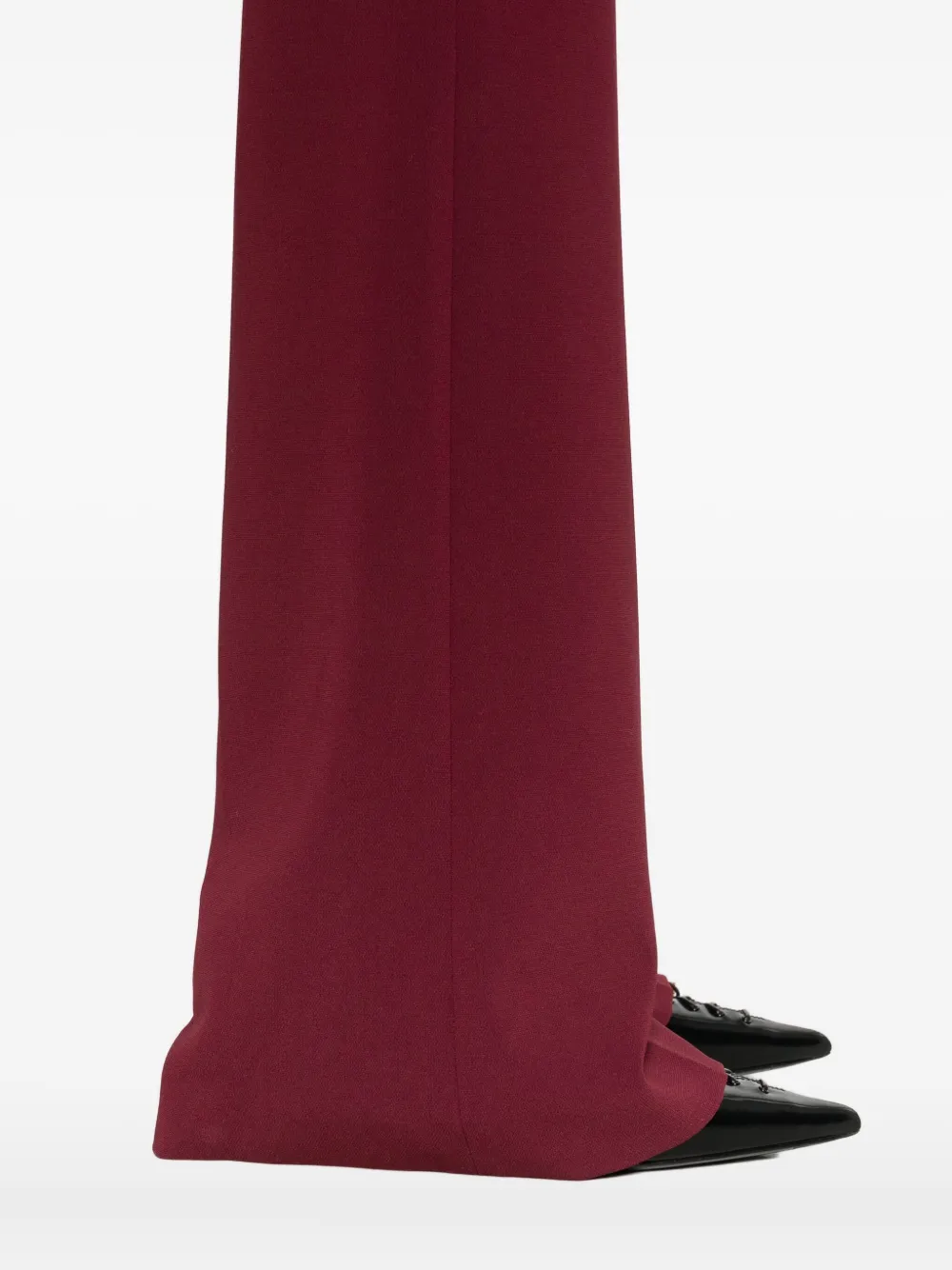 Theory Ausgestellte Hose In Burgundy