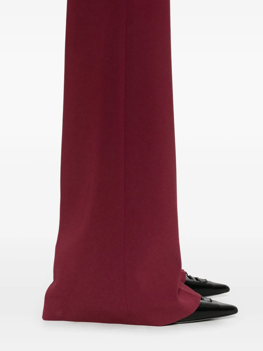 Theory Flared broek Rood