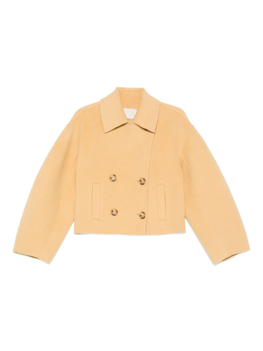 Ulla Johnson Double-breasted Jacket In Yellow
