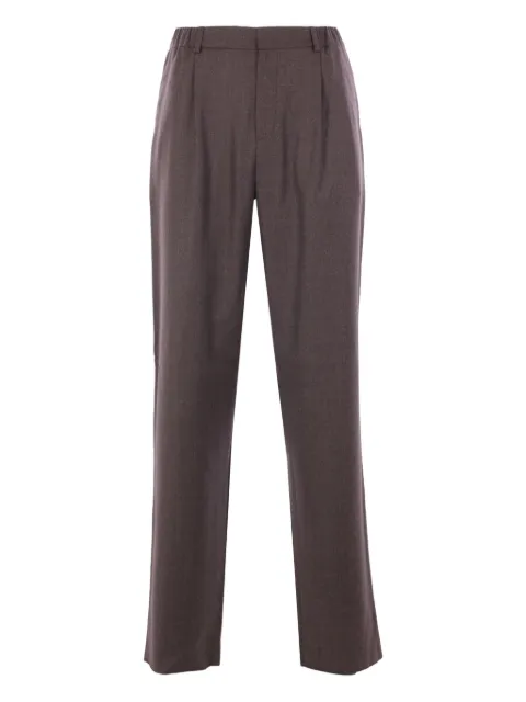 Agnona elasticated-waistline tailored trousers