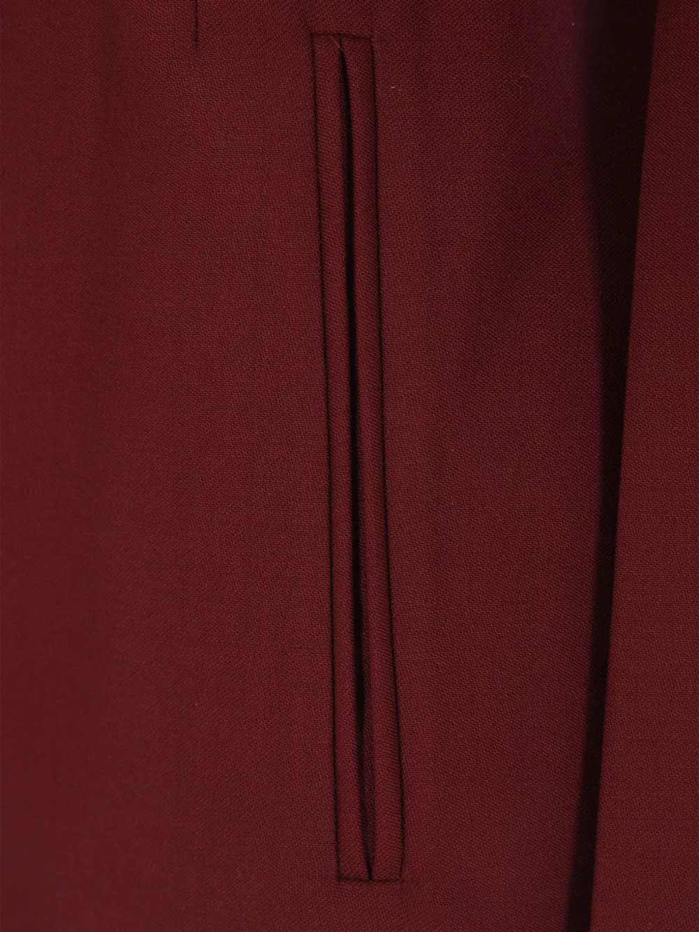  Crida Long-sleeve V-neck Fitted Jacket - Red 