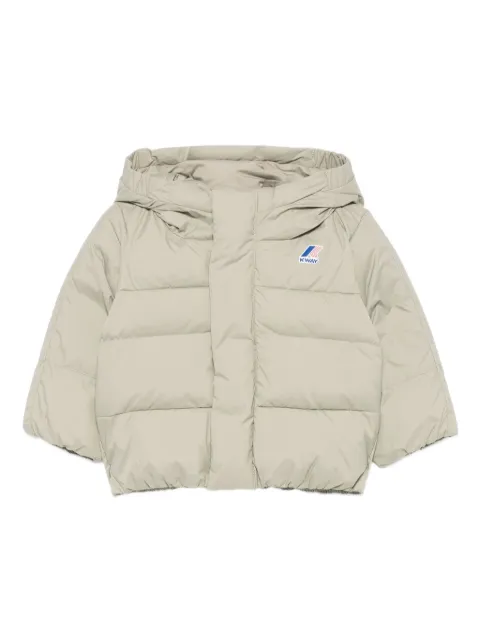 K Way Kids hooded puffer jacket