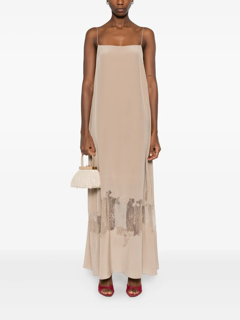 STAUD lace-trimmed slip dress | Day Dresses | Image 2