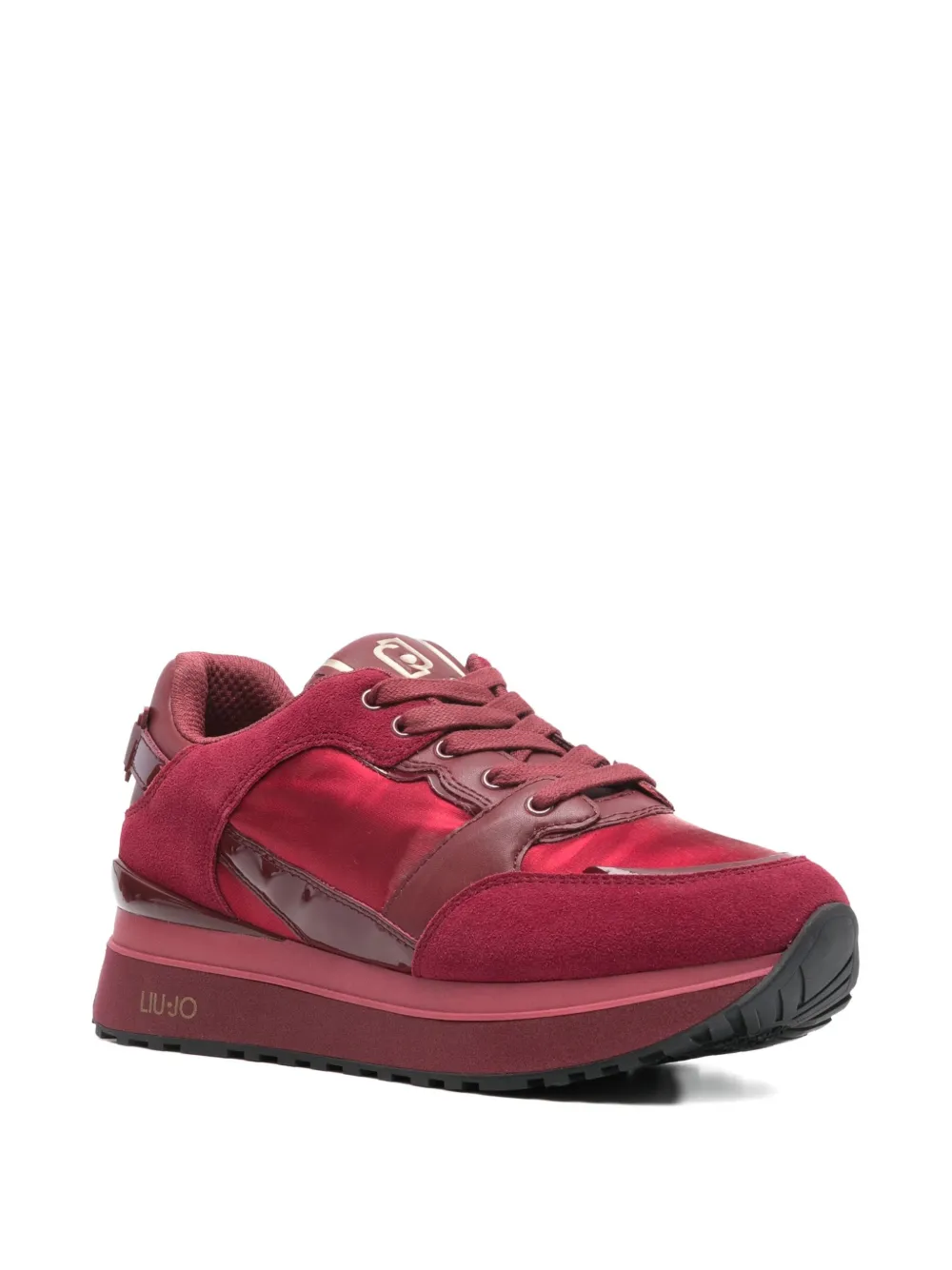 LIU JO panelled sneakers - Rood