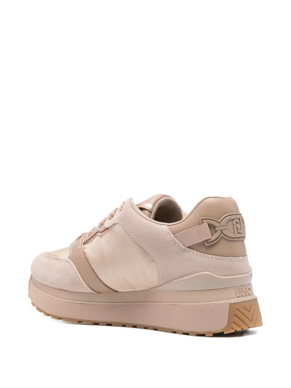 LIU JO panelled sneakers Neutrals