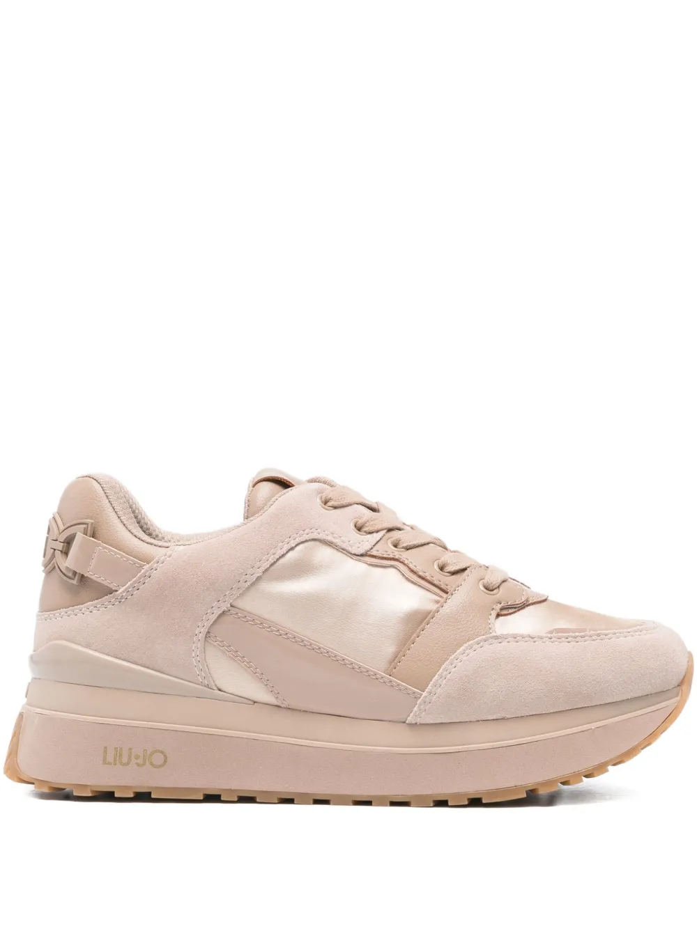 LIU JO panelled sneakers Neutrals