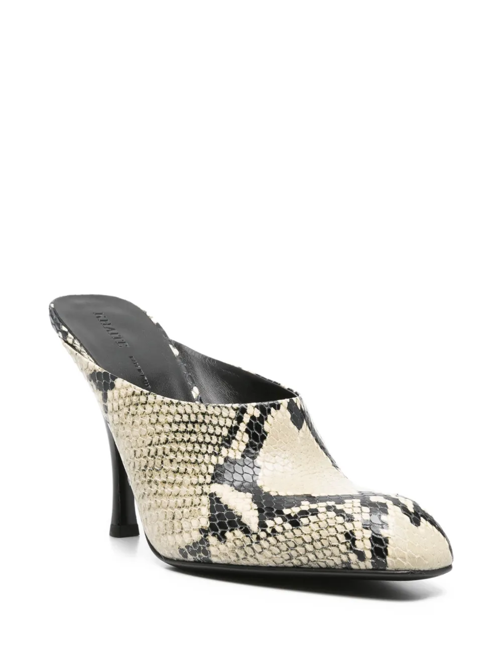 KHAITE snakeskin-effect heeled mules | Heeled Mules | Image 2