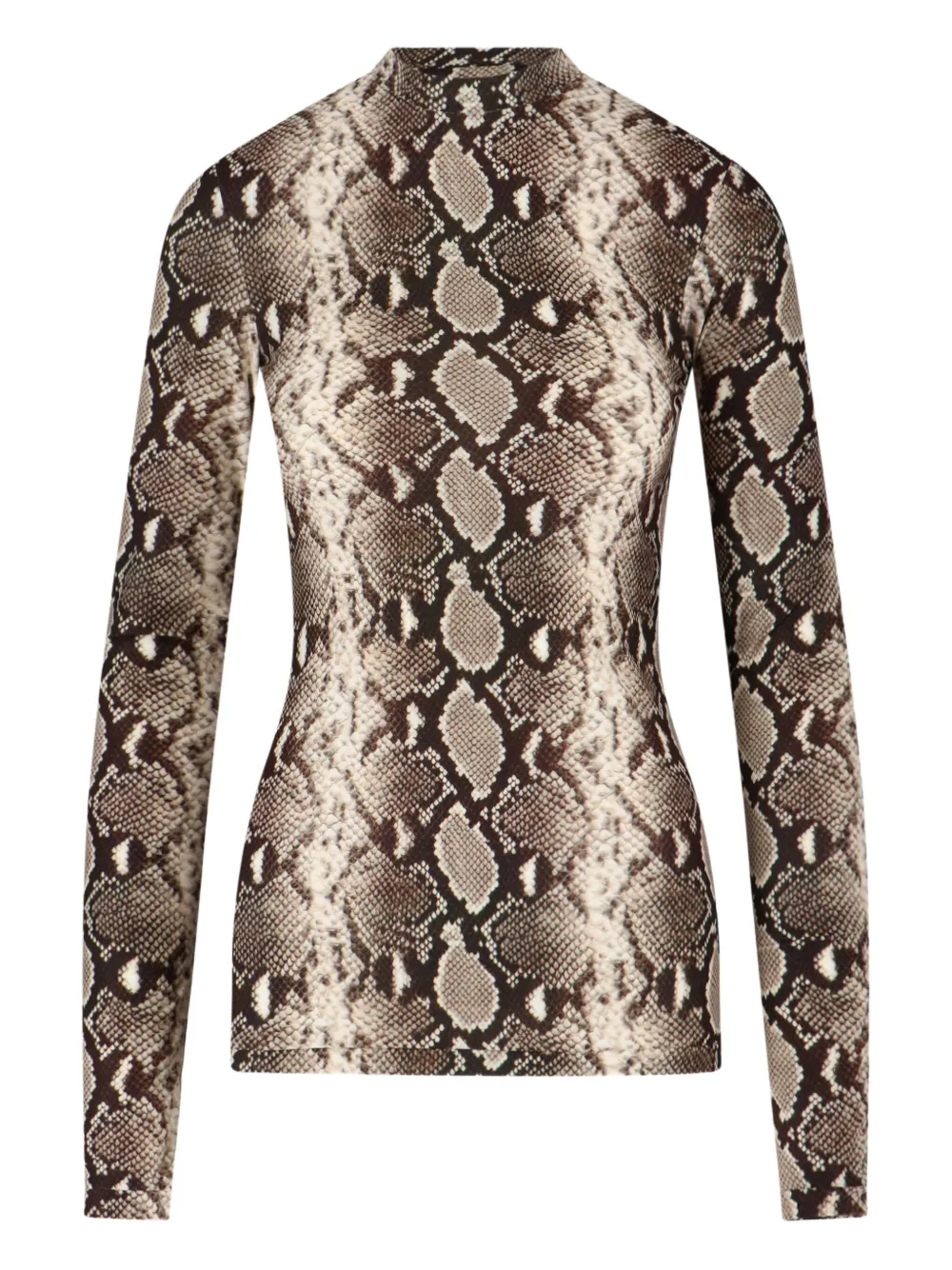 Duran Lantink snakeskin-print high-neck top | T-Shirts & Jersey Shirts | Image 2