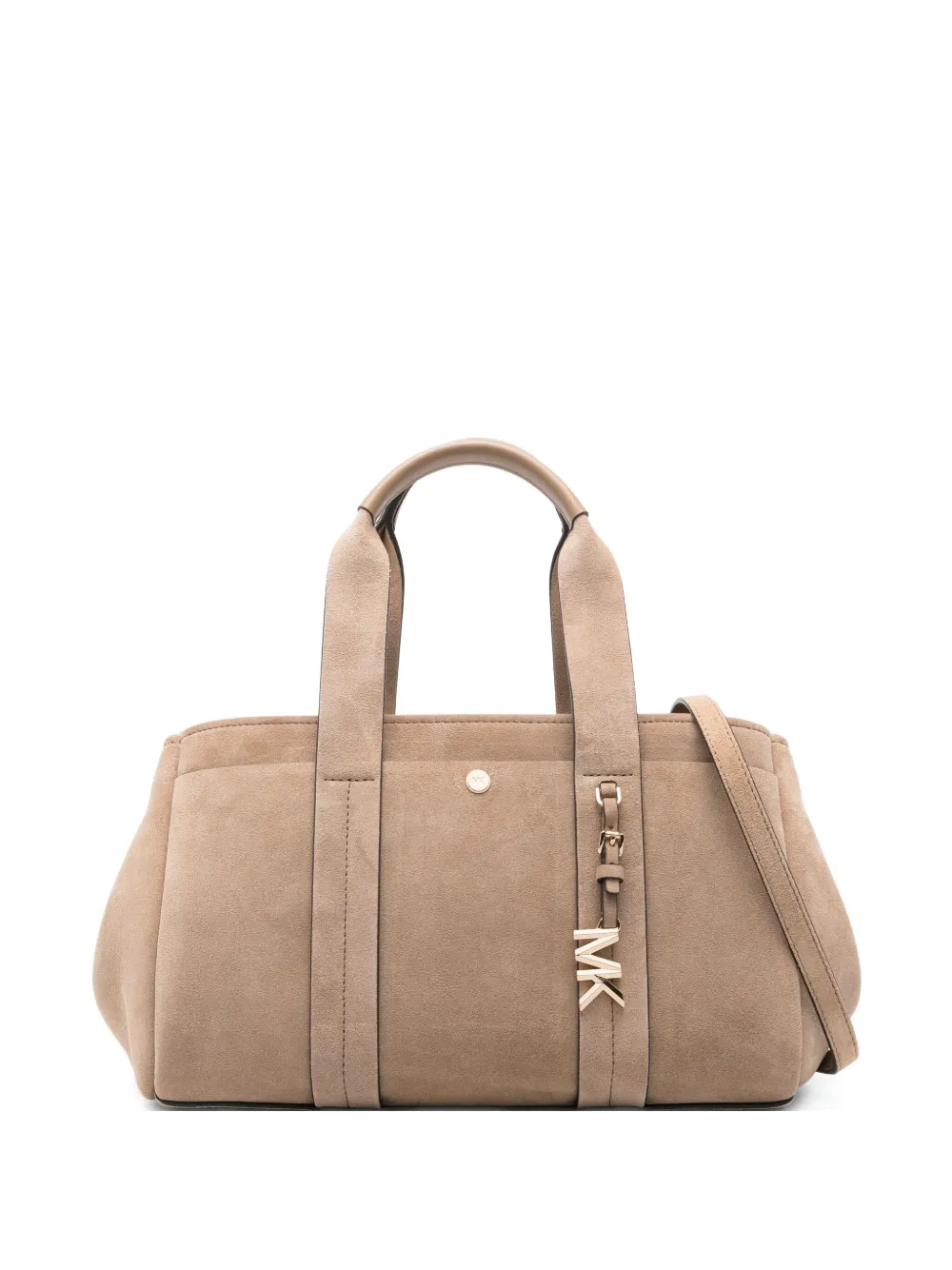 Michael Michael Kors Romy スエード ハンドバッグ S - ニュートラル Michael Michael Kors Romy スエード ハンドバッグ S - ニュートラル