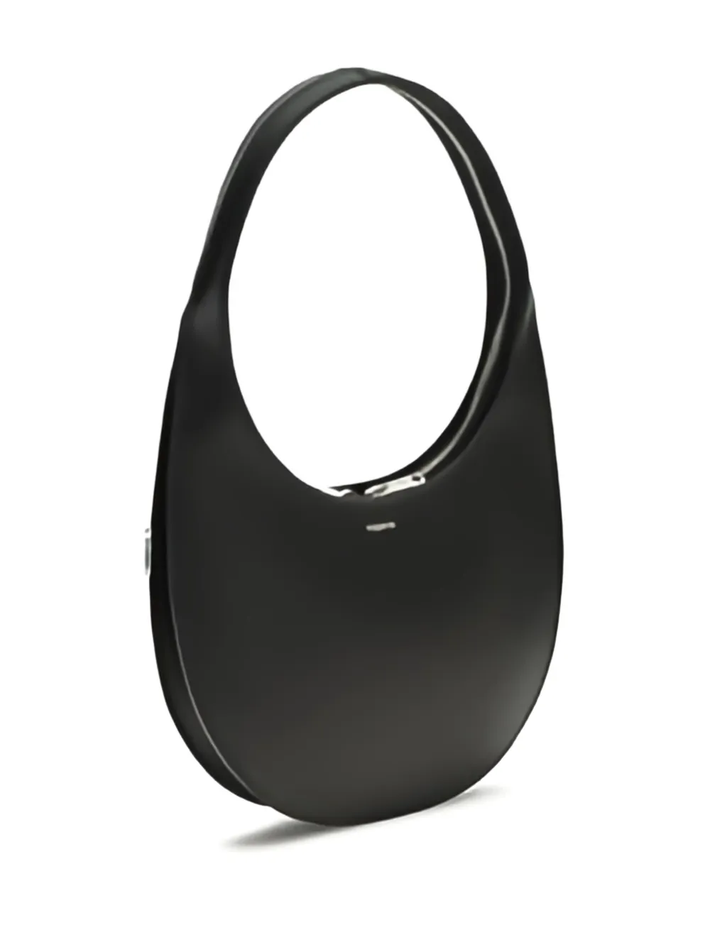 Coperni Soft Swipe Zip Shoulder Bag In Black