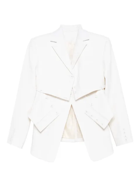 Rokh button-down deconstructed blazer 