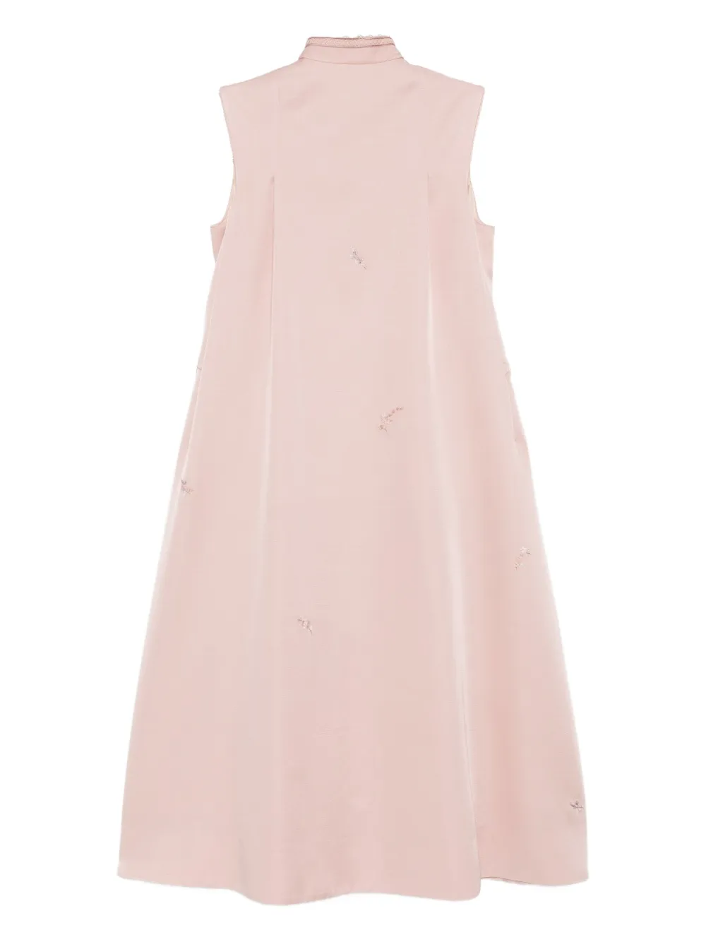 Shiatzy Chen Scape-of-curve Embroidered Vest In Pink
